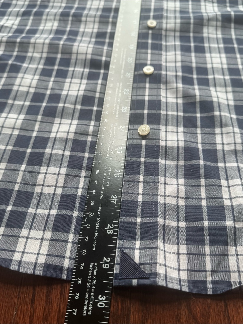 UNTUCKit‎ Plaid Wrinkle Free Slim Fit Button Down Shirt Size Medium - Picture 4 of 7